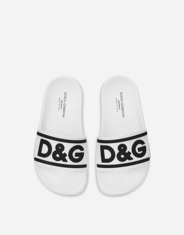 Modni dodatki Dolce & Gabbana Dolce & Gabbana Beachwear Slides Bela | DD0320AQ85889697, 3