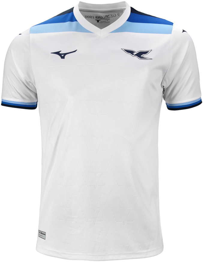 Dres Mizuno Mizuno Lazio Roma 125th Anniversary Special Jersey Bela | p2gabx75-01