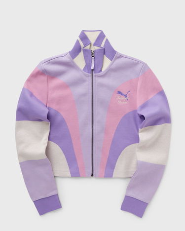 Pulover Puma KIDSUPER Cropped Knit Track Top XL Lila | 626705-70, 3