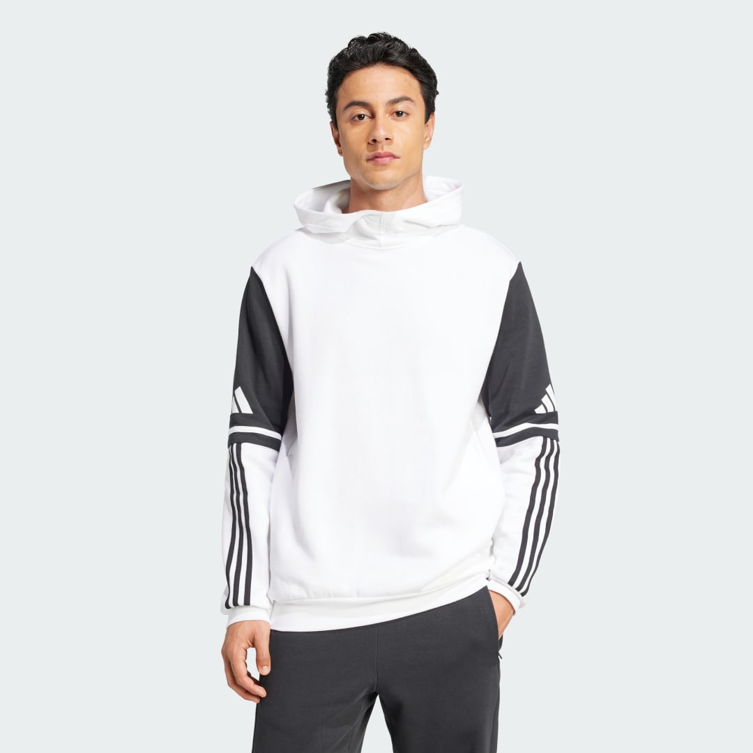 Pulover adidas Performance Squadra 25 Hoodie Bela | JD2976, 0