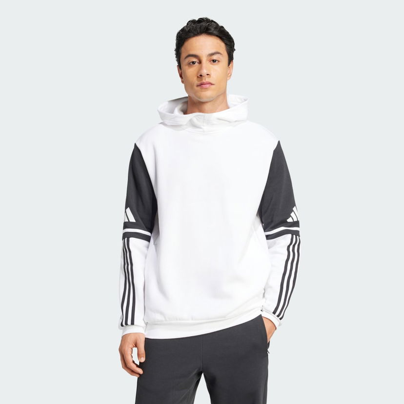 Pulover adidas Performance Squadra 25 Hoodie Bela | JD2976