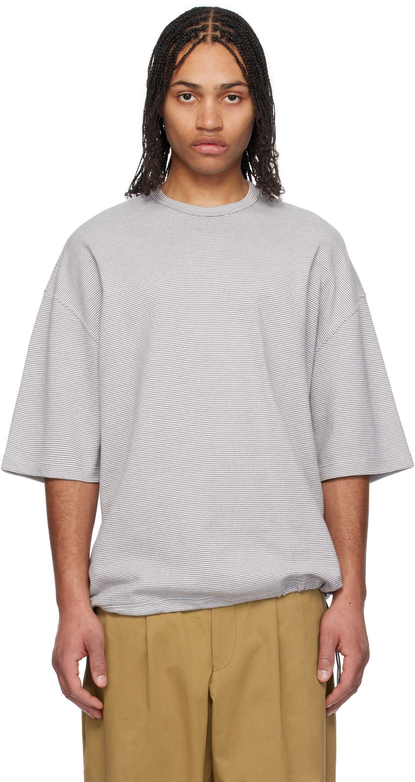 Majica Comme des Garçons Comme des Garçons Homme Horizontal Stripes T-Shirt Siva | HO-T003-051