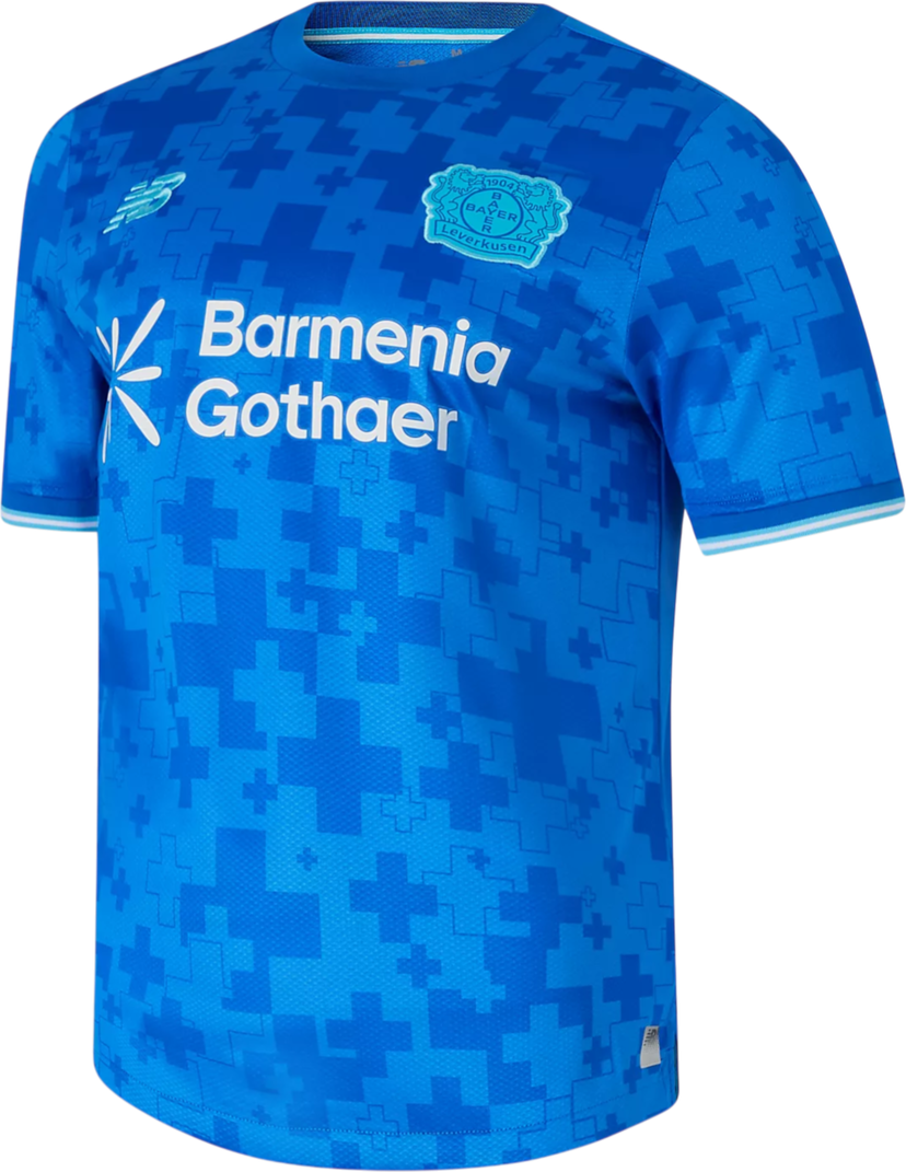 Dres New Balance Bayer 04 Leverkusen Third Jersey 2025/2026 Modra | mt230565-thd