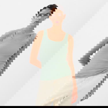 Majica brez rokavov GAP Modal Tank Frothy Aqua Modra | 540670-14, 0