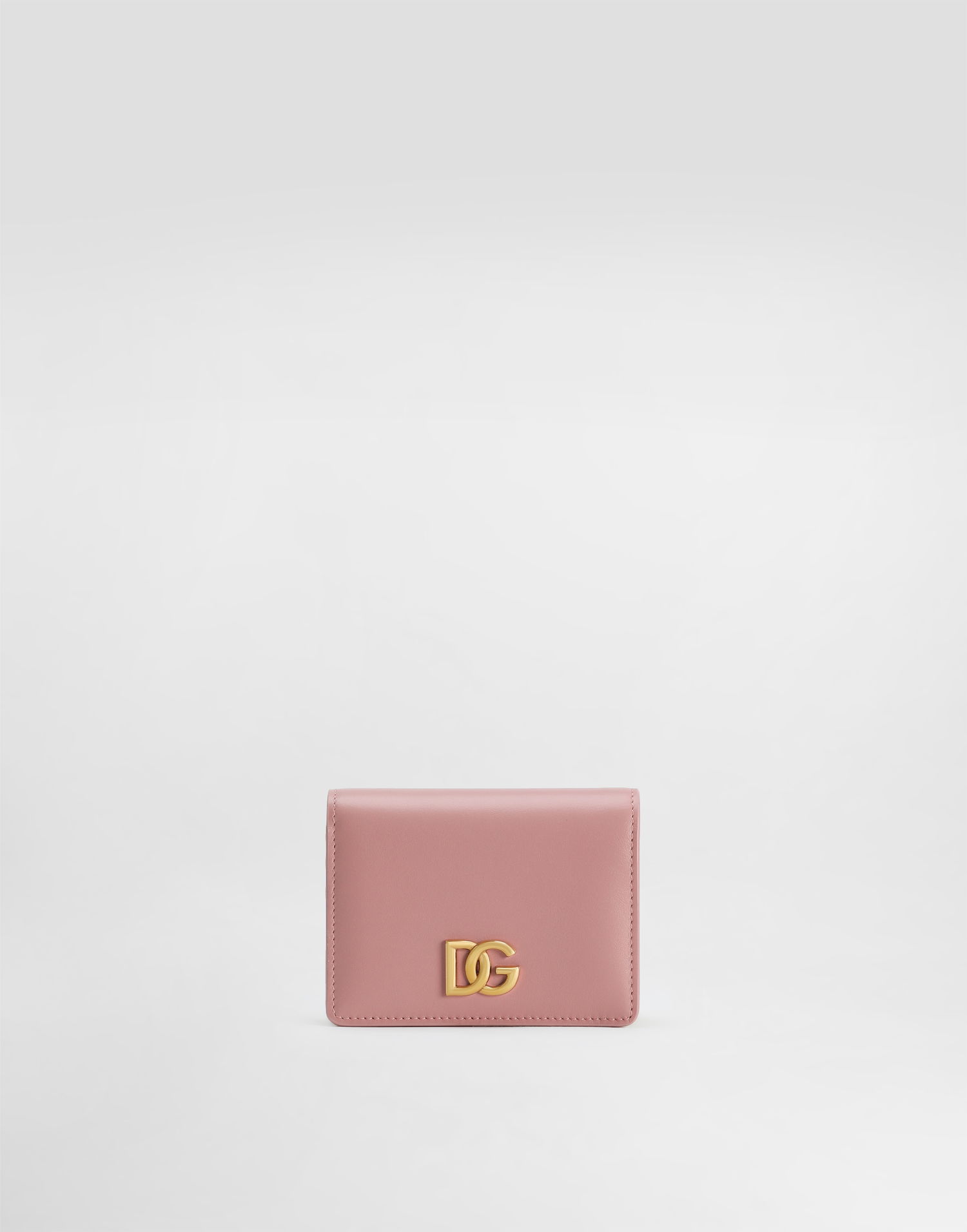 Denarnica Dolce & Gabbana Dolce & Gabbana Calfskin Wallet with DG Logo Roza | BI1211A9M758B407, 0