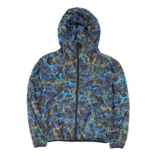 Vetrovka Nike ACG ACG Lightweight Printed Jacket Modra | CU0259-010