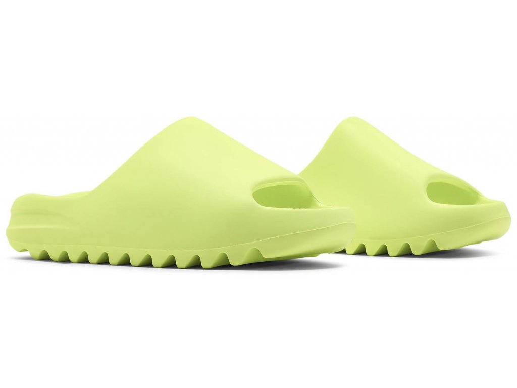 Superge in čevlji adidas Yeezy Yeezy Slide "Glow Green" 2022 Zelena | HQ6447, 1