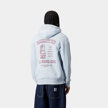 Pulover Carhartt WIP Carhartt WIP Hooded Sandwich Sweatshirt Modra | I035277_24, 1