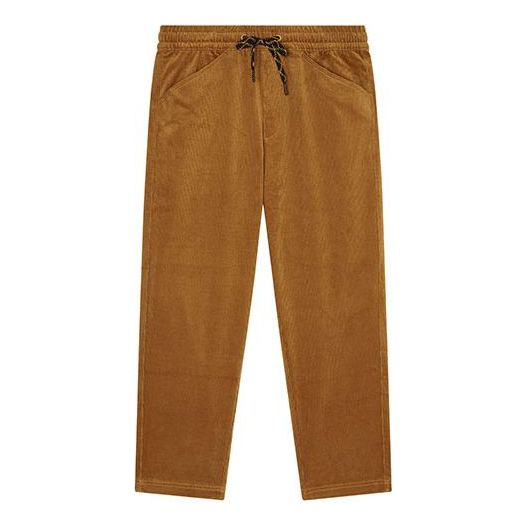 Hlače New Balance New Balance Logo Cotton Pants Rjava | AMP21354-INC