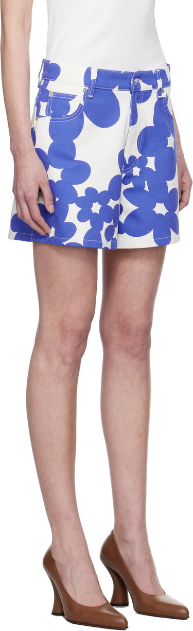 Kratke hlače Marni Marni Dillies Print Shorts Modra | PAMA0543S0 UTC462, 1