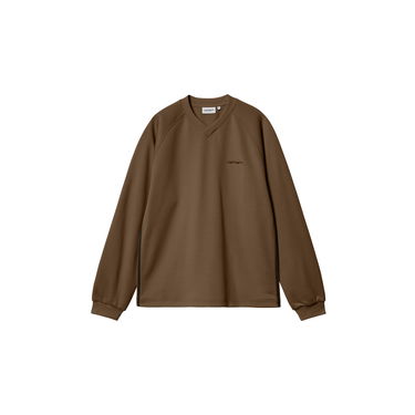 Pulover Carhartt WIP Bolan V-Neck Sweatshirt Rjava | I033925_9, 6