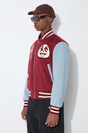 Bomber jakna BBC IceCream ICECREAM Diner Team Varsity Bomber Jacket Bordo | IC24106, 3