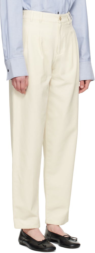 Hlače A.P.C. A.P.C. Willow Pleated Carrot Fit Trousers Črna | COGBJ-F08486, 4