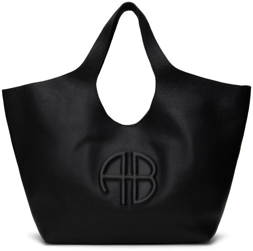 Tote bag Anine Bing Leather Tote Bag Črna | A-13-10364-000