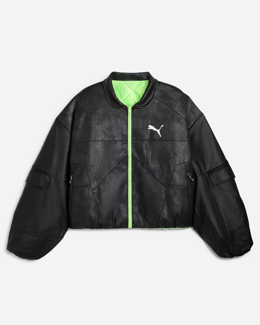 Bomber jakna Puma A$AP Rocky Pleather Jacket Črna | 632480-01
