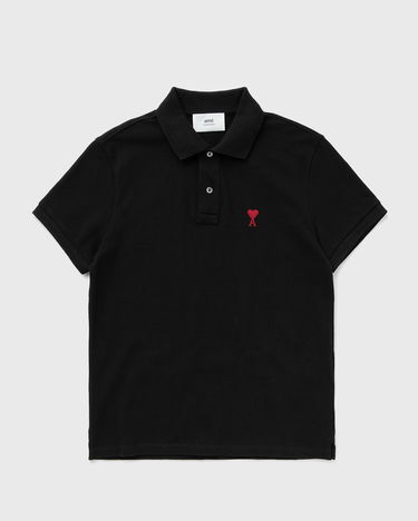 Polo majica AMI Small A Heart Polo Tee Črna | BFUPL001-760-001, 3