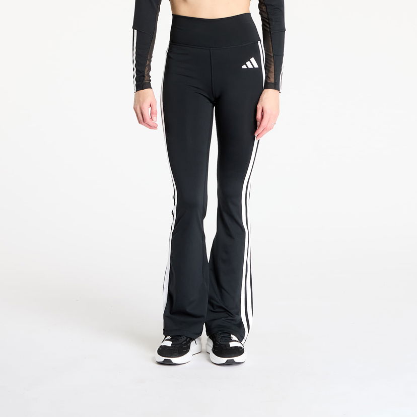 Pajkice adidas Performance Optime Essentials 3-Stripes Flared Leggings Črna | JD6544
