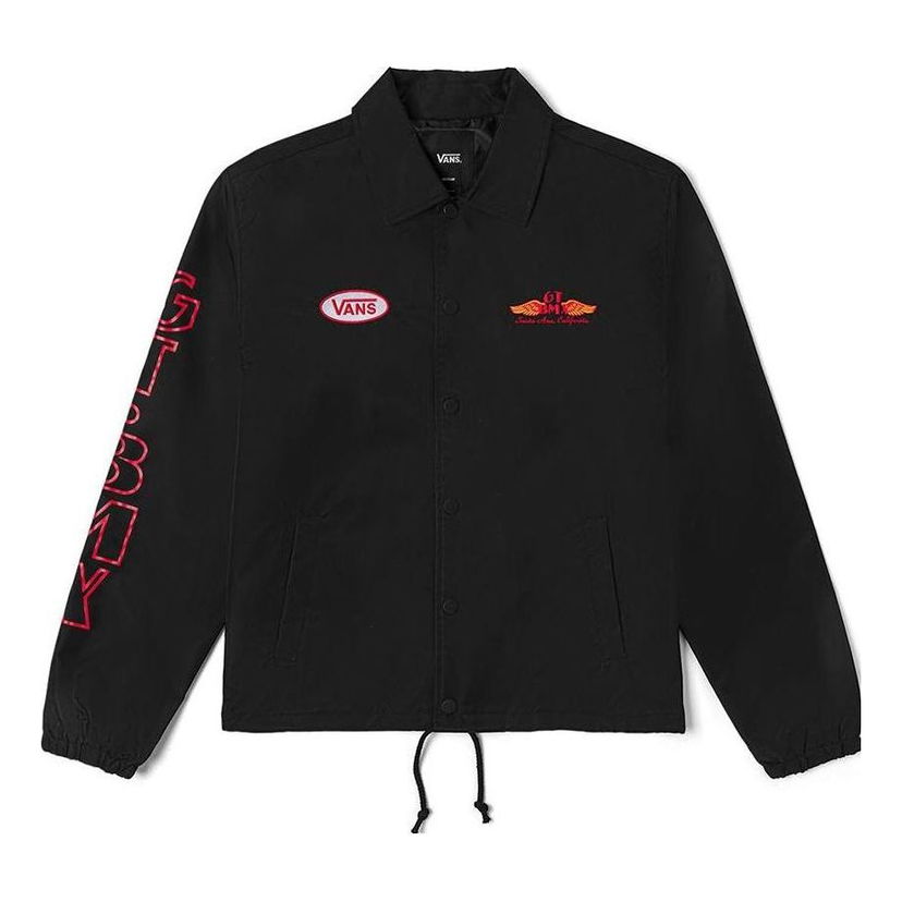 Vetrovka Vans Our Legends Coaches Jacket Črna | VN0008FHBLK