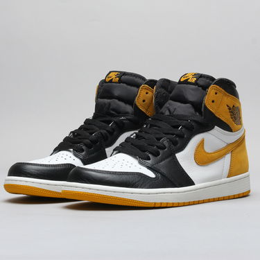 Superge in čevlji Jordan Air Jordan 1 Retro High OG "Yellow Ochre" Črna | 555088-109, 1