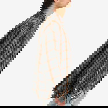 Srajce Won Hundred Zayne Zip Overshirt Bleached Check Rjava | 3702-14283, 3