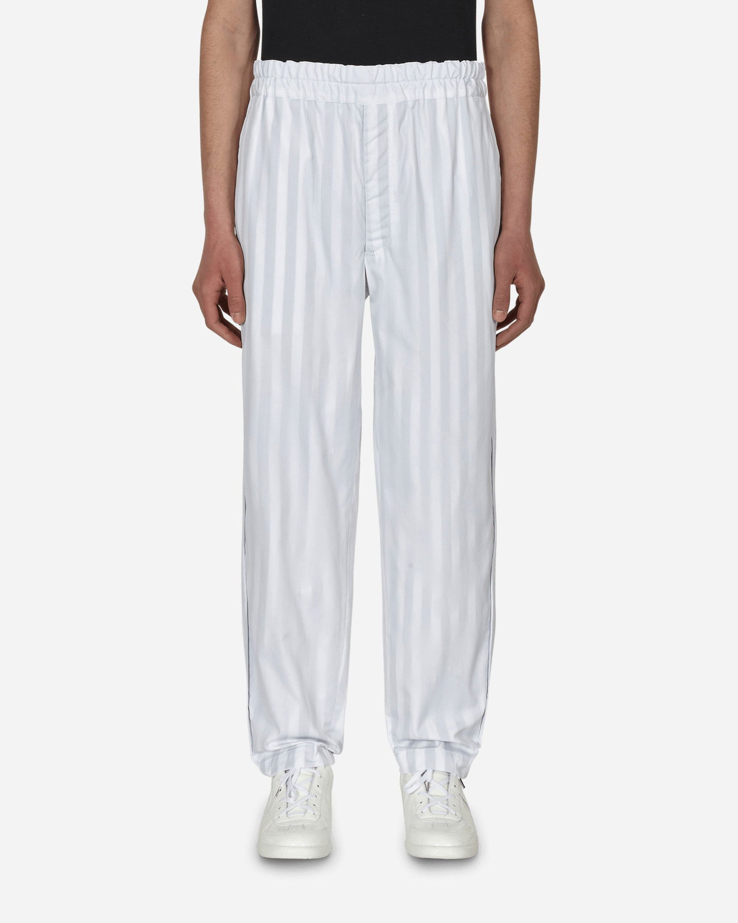 Hlače Comme des Garçons Stripe Trousers Bela | FI-P013 1, 0