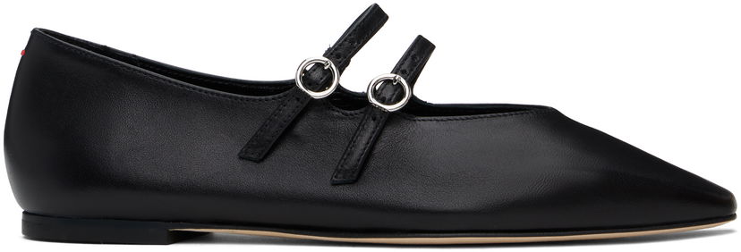 Oblačila Aeyde Aeyde Franny Ballerina Flats Črna | A11-FL-VALS08FL148-SS25-800-007