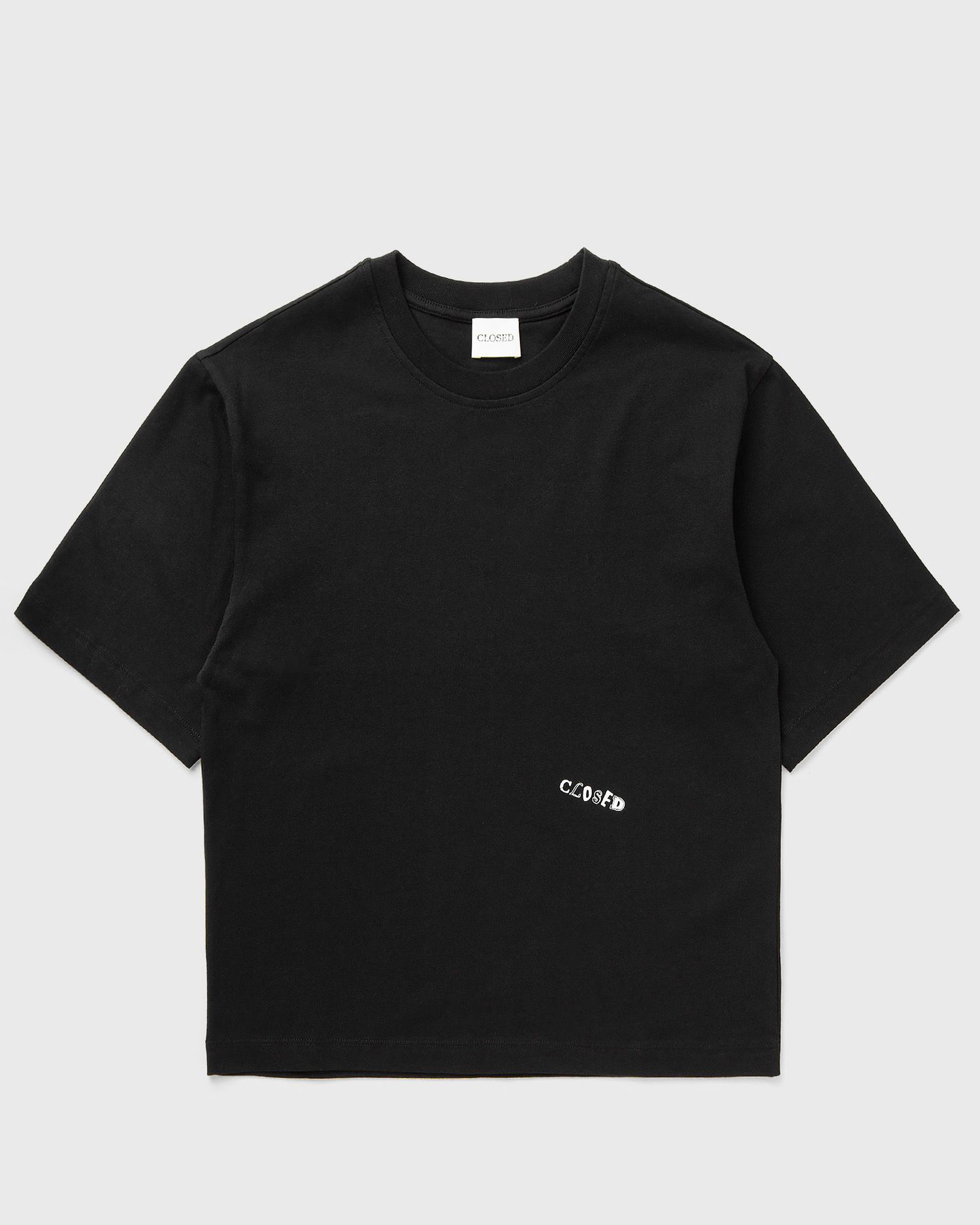 Majica CLOSED Front Text Print T-Shirt Črna | C95925-44H-PR-100, 0