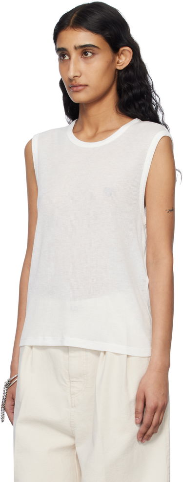 Majica brez rokavov Ann Demeulemeester Ann Demeulemeester Biba Sleeveless Tank Top Bela | 2510-W-JTO05-FA570-002, 3