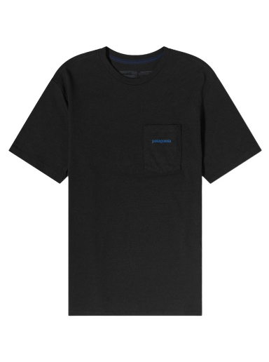 Majica Patagonia Boardshort Pocket Responsibili-Tee Črna | 37655-INBK