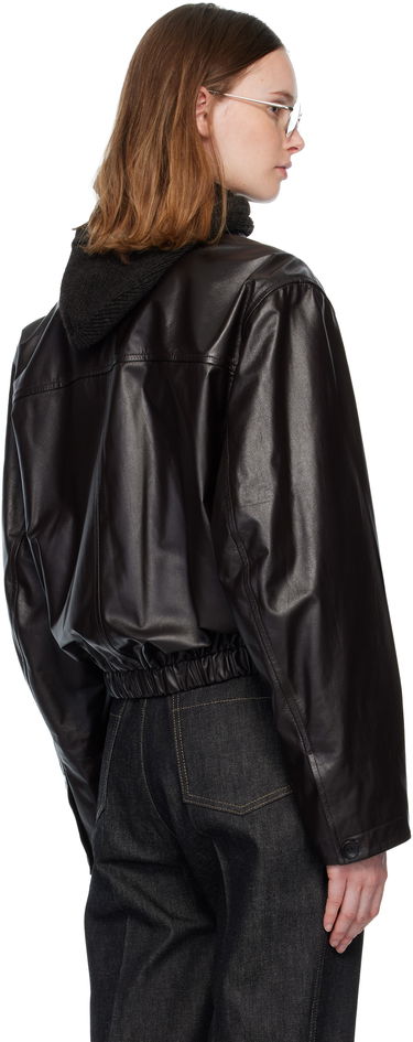 Jakna LEMAIRE Soft Leather Collared Blouson Jacket Rjava | OW1158 LL0146, 2