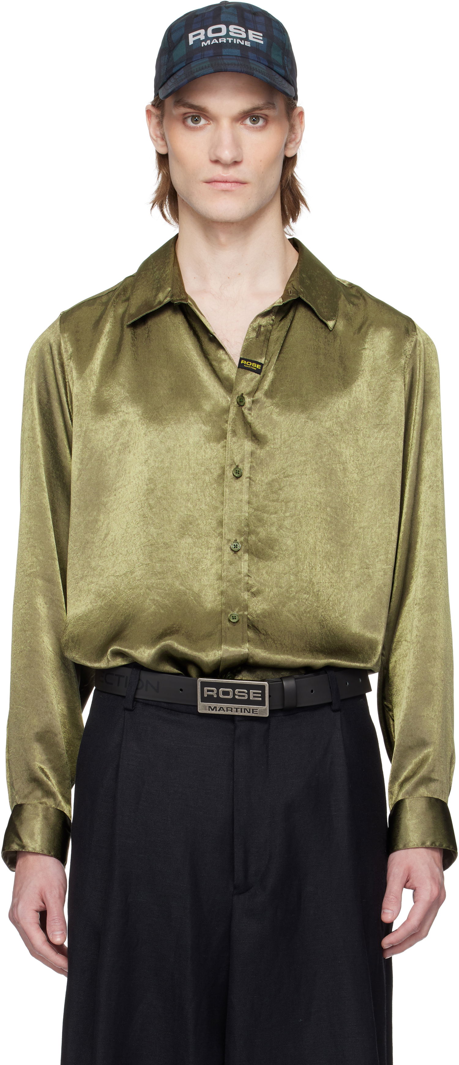 Kapa Martine Rose Martine Rose Classic Shirt Zelena | 401WS26417, 0
