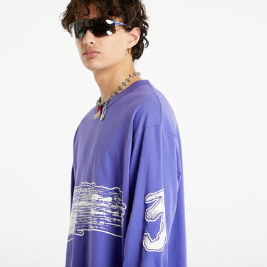 Majica Y-3 Graphic Logo Long Sleeve Tee Lila | IA3113, 3