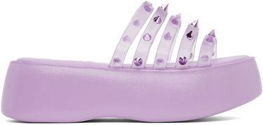 Nega čevljev Jean Paul Gaultier Jean Paul Gaultier Melissa Edition 'The Becky Punk Love' Platform Slides Lila | 23/12-F-CS002-X033-29, 0
