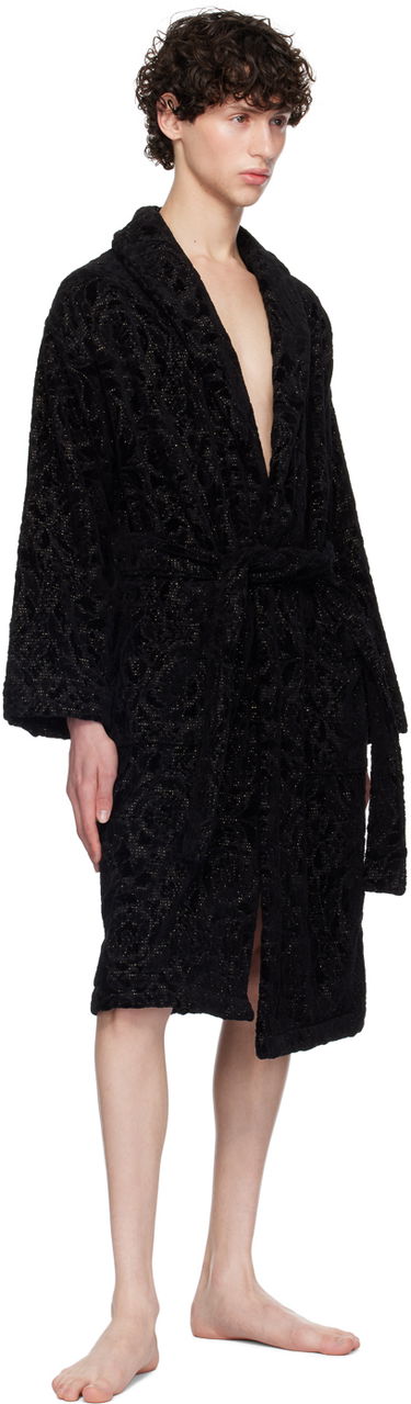 Pižame Versace Barocco Robe Črna | ZACJ00010_1A08851, 3