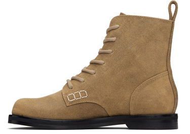 Superge in čevlji JW Anderson JW Anderson Suede Lace-Up Ankle Boots with Contrast Stitching Bež | BT0107-LA0319, 2