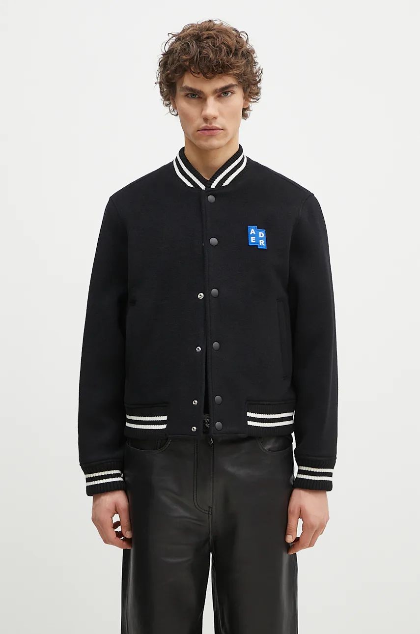 Bomber jakna ADER ERROR Wool Varsity Jacket Črna | BM42FYJK0504BK, 0
