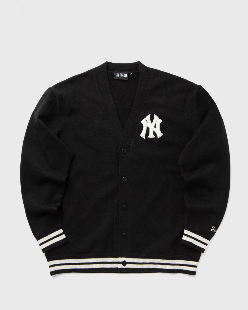 Pleteni pulover New Era New York Yankees Knit Cardigan Črna | 60684475
