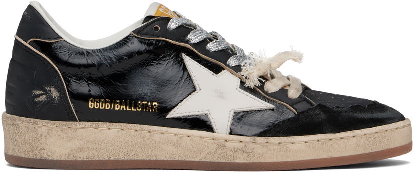 Superge in čevlji Golden Goose Golden Goose Ball Star Destroyed Toe Črna | GWF00853.F006821.90477
