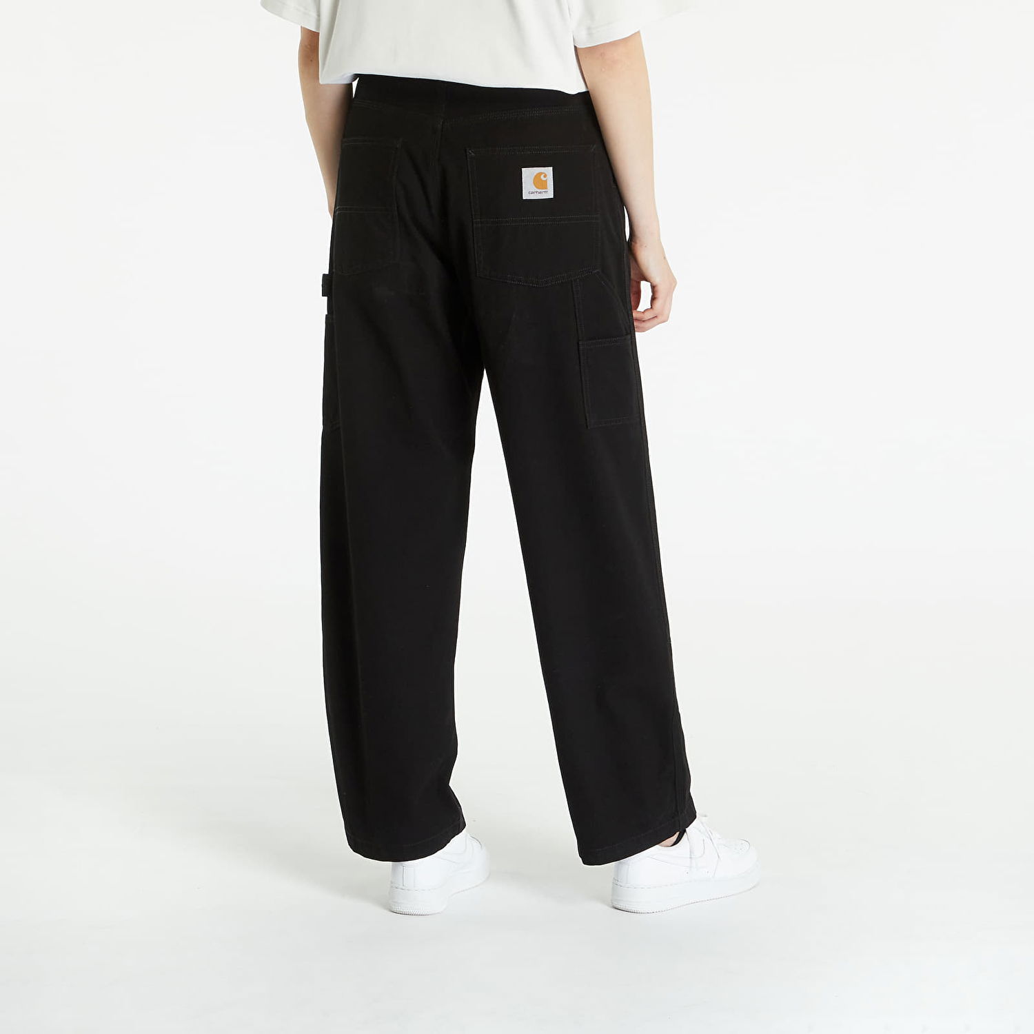 Hlače in kavbojke Carhartt WIP Wide Panel Črna | I031393.8902, 1