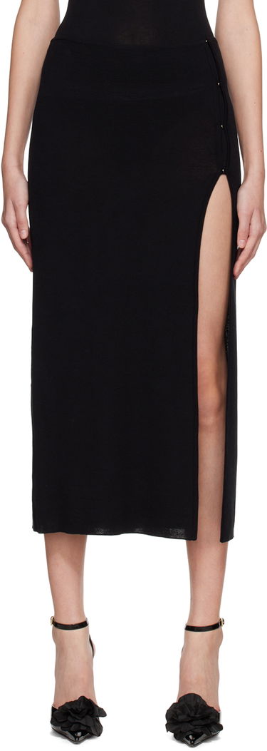 Krila BEC + BRIDGE BEC + BRIDGE Sorrento Midi Skirt with Side Slit Črna | H22-30388, 0