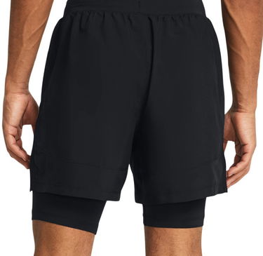 Kratke hlače Under Armour UA LAUNCH 5 2-IN-1 SHORTS-BLK Črna | 1382640-001, 1