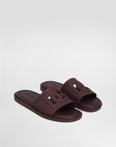 Modni dodatki Dolce & Gabbana Dolce & Gabbana Rubber Slides Bordo | CS2215AN99480308, 1