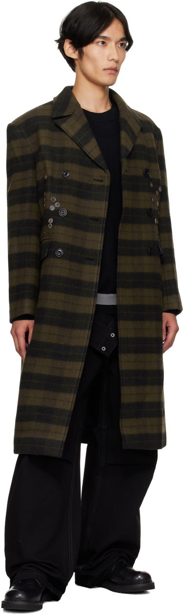 Plašči Andersson Bell Andersson Bell Lacie Check Button Coat Zelena | awa726w, 3