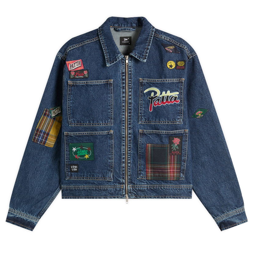 Jakna Patta Patta Whole Lotta Labels Denim Jacket Modra | POC-AW25-4200-348-0022-197