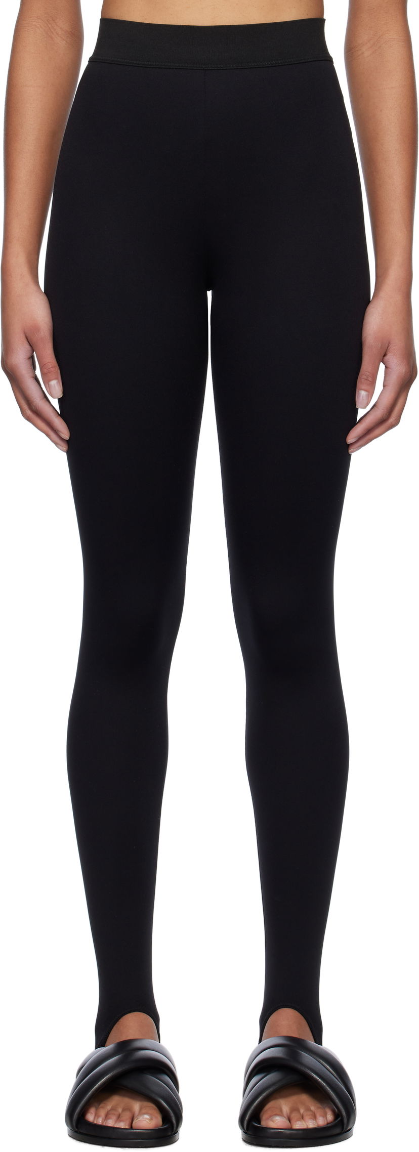 Pajkice WARDROBE.NYC Rosie Huntington-Whiteley Edition RHW Active Stirrup Leggings Črna | W2213R19JE