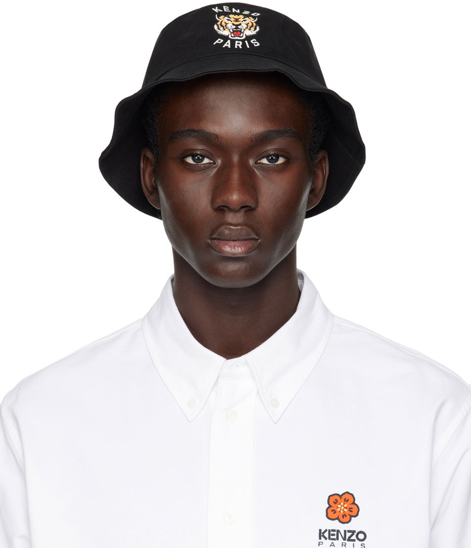 Kapa KENZO Paris Reversible Bucket Hat Črna | FE58AC614F47, 0