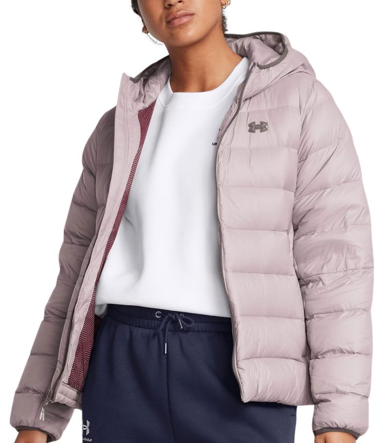 Puhovka Under Armour Under Armour Legend Down Hooded Jacket Lila | 1385852-015