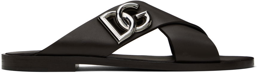 Superge in čevlji Dolce & Gabbana DG Light Slides Črna | A80440AO602, 0