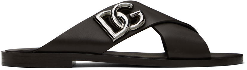 Superge in čevlji Dolce & Gabbana DG Light Slides Črna | A80440AO602