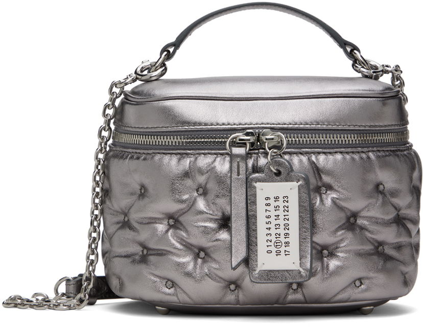 Torbica Maison Margiela Glam Slam Vanity Pouch Kovinski | SB2WD0091 P6800
